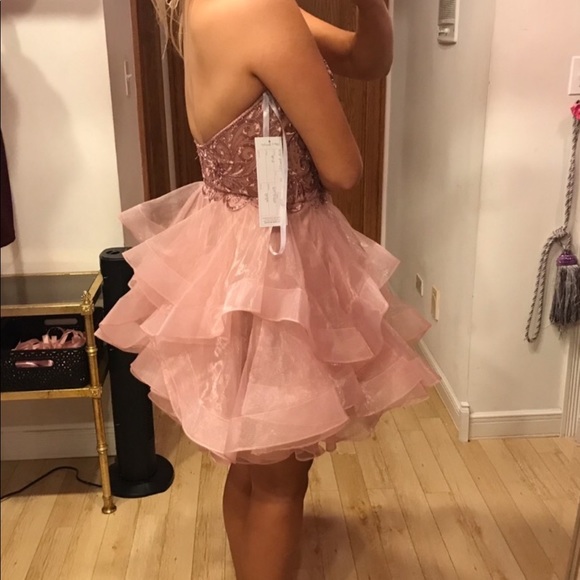 Ellie Wilde Rose Quartz dress - Picture 3 of 4